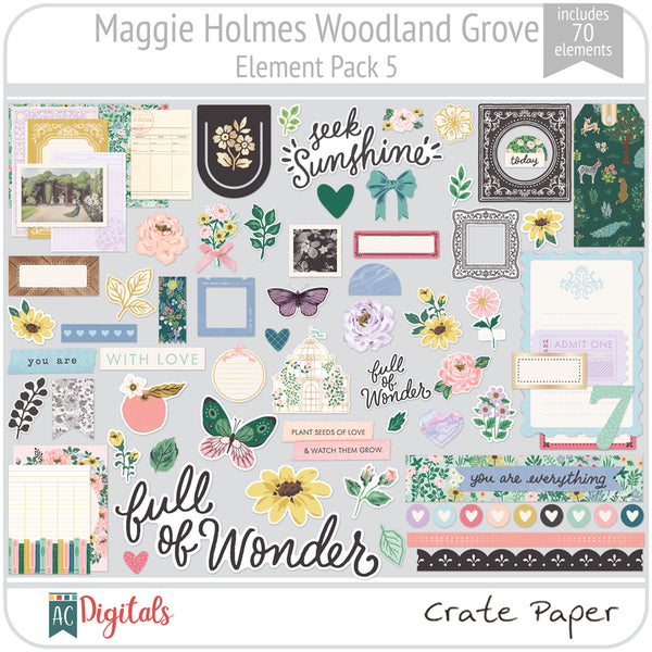 Maggie Holmes Woodland Grove Element Pack 5