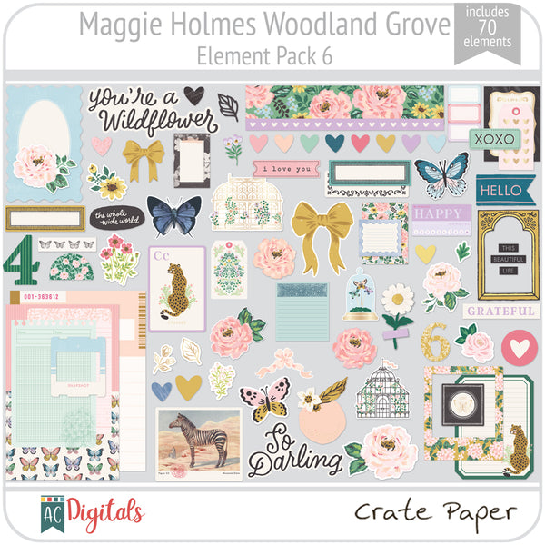 Maggie Holmes Woodland Grove Element Pack 6