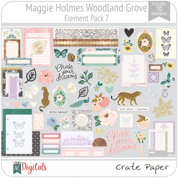 Maggie Holmes Woodland Grove Element Pack 7