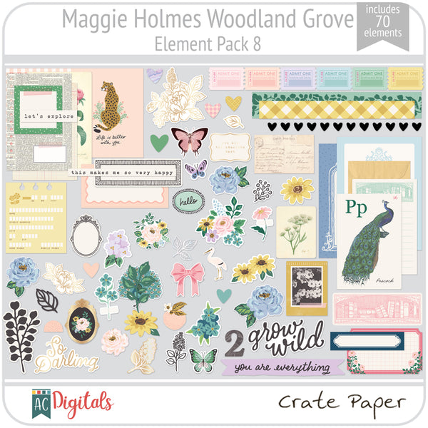 Maggie Holmes Woodland Grove Element Pack 8