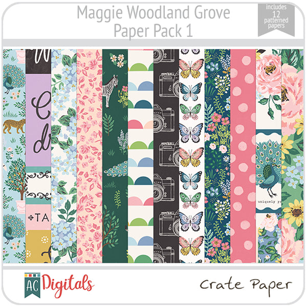 Maggie Holmes Woodland Grove Paper Pack 1