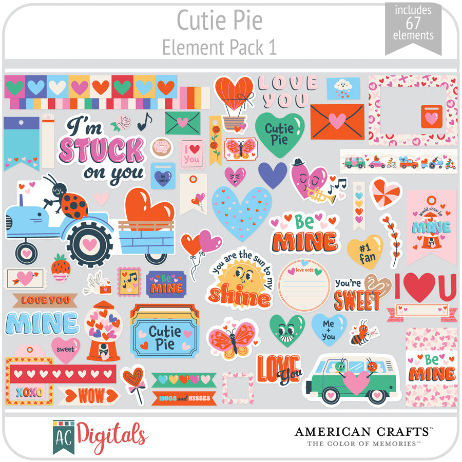 Cutie Pie Element Pack 1