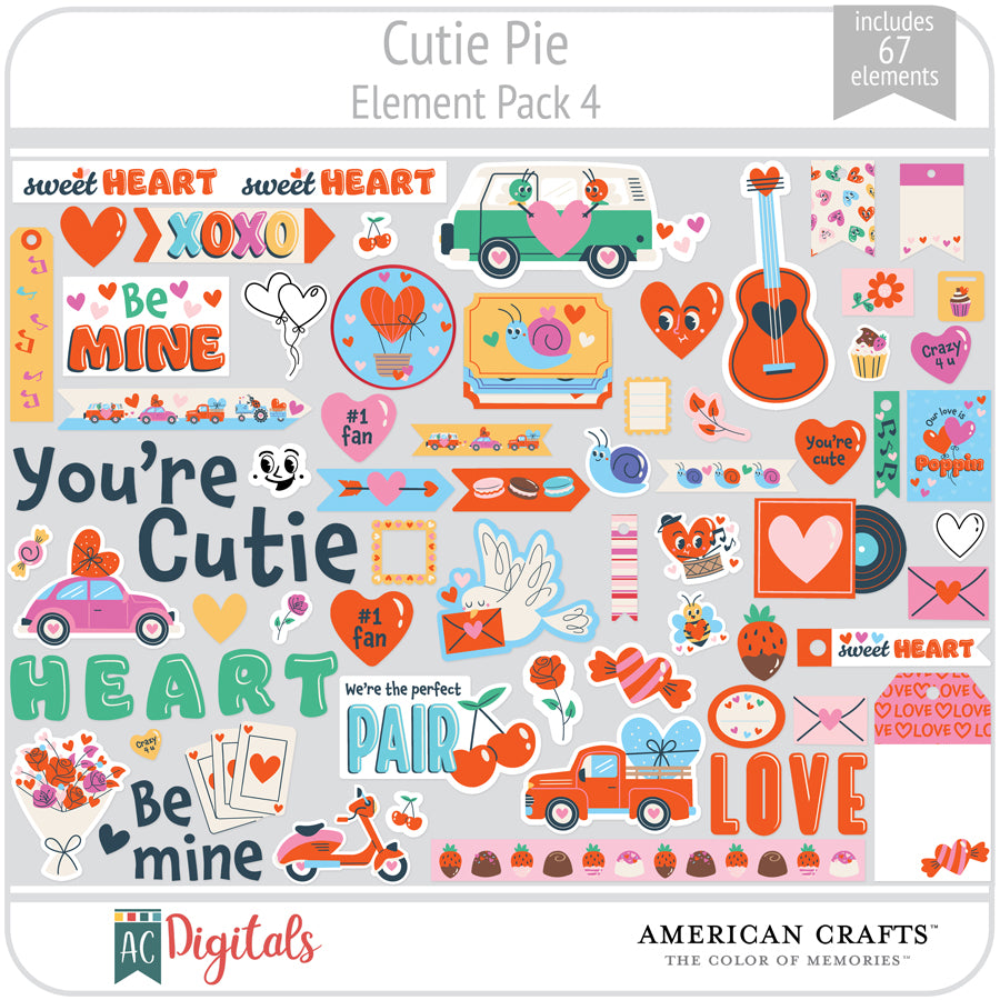 Cutie Pie Element Pack 4