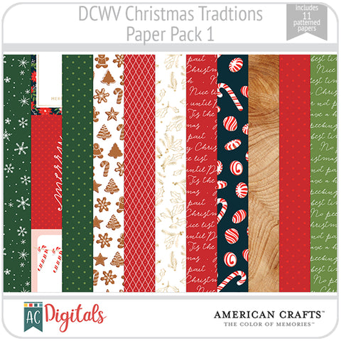 Christmas Traditions Paper Pack 1