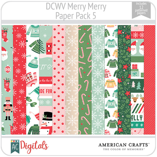 Merry Merry Paper Pack 5