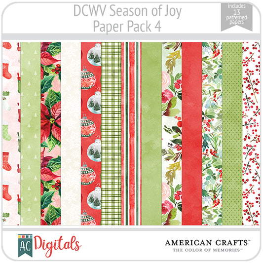 Season of Joy Paper Pack 4