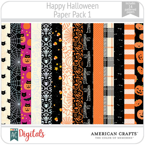 Happy Halloween Paper Pack 1