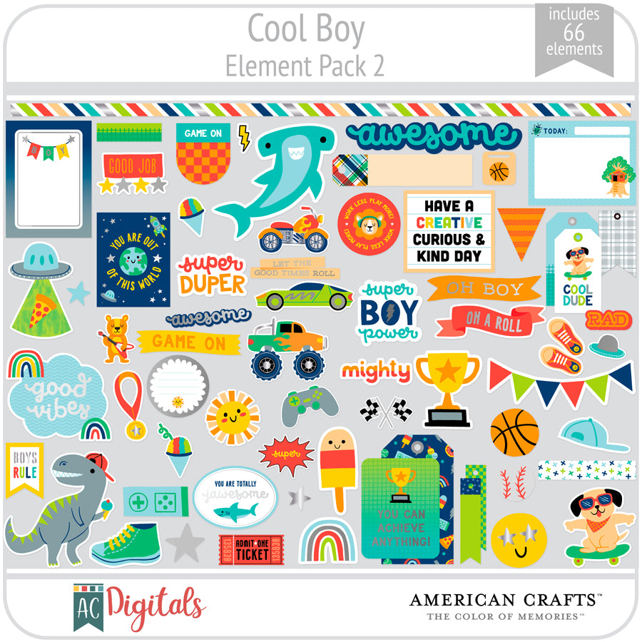 Cool Boy Element Pack 2