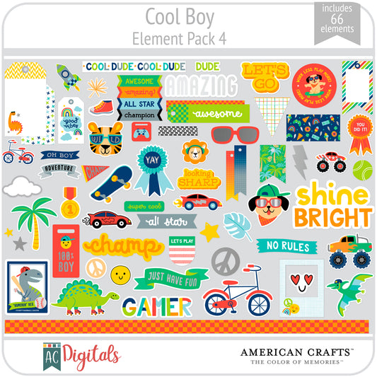 Cool Boy Element Pack 4