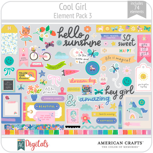 Cool Girl Element Pack 3