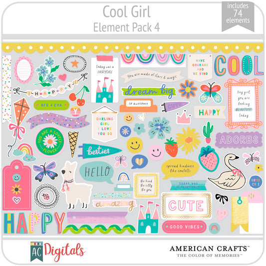 Cool Girl Element Pack 4