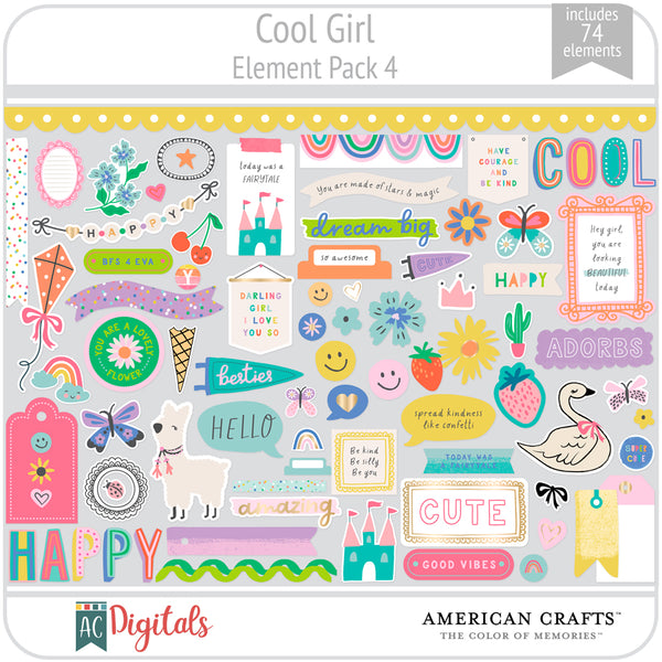 Cool Girl Element Pack 4