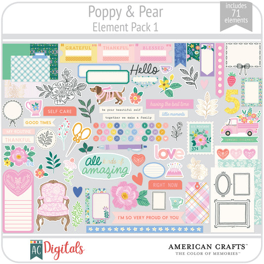 Poppy & Pear Element Collection