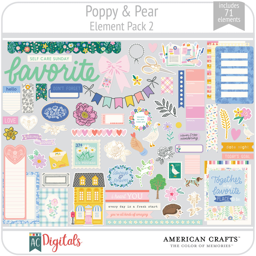 Poppy & Pear Element Pack 2
