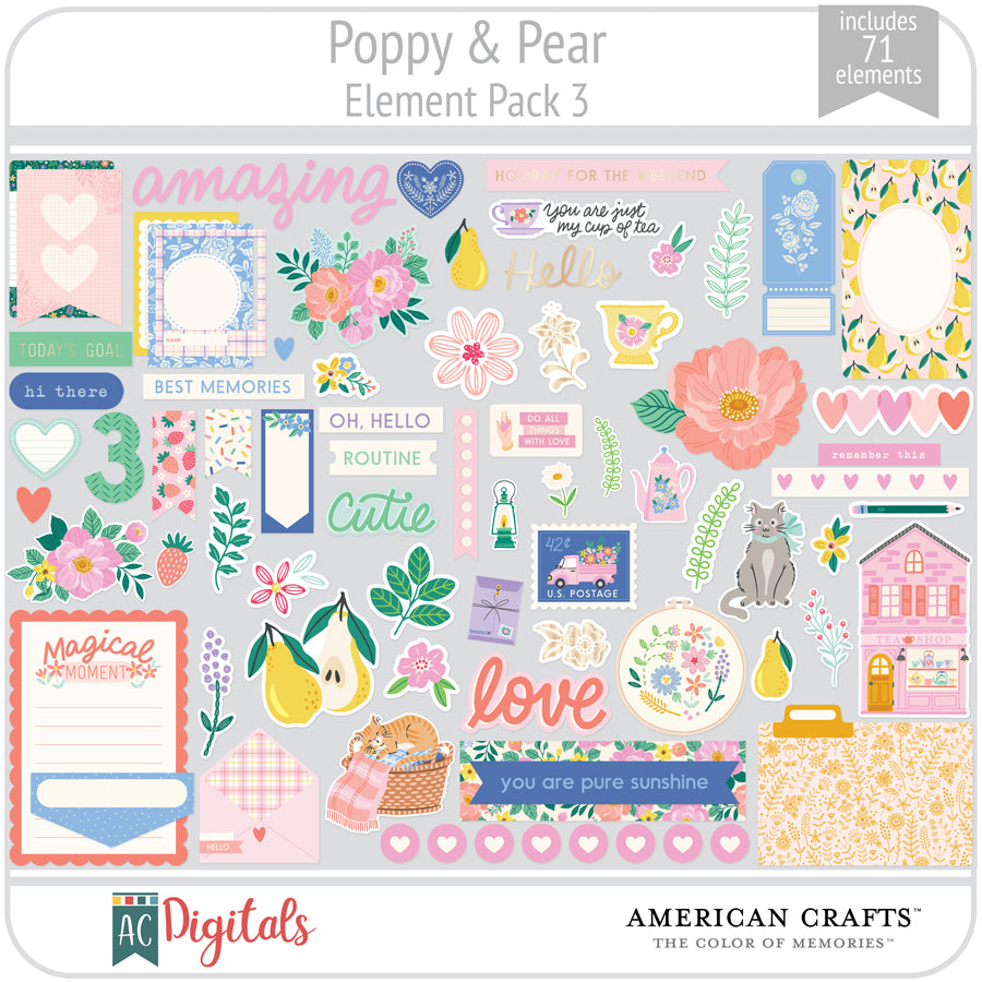 Poppy & Pear Element Pack 3