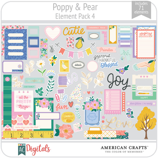 Poppy & Pear Element Pack 4