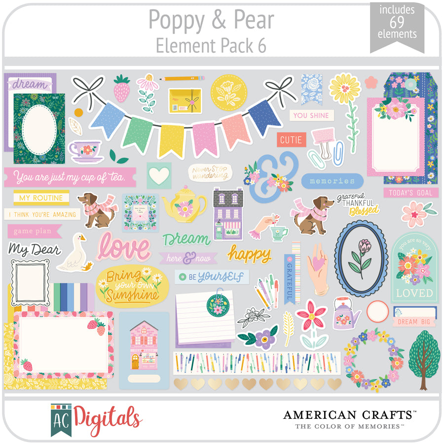 Poppy & Pear Element Pack 6
