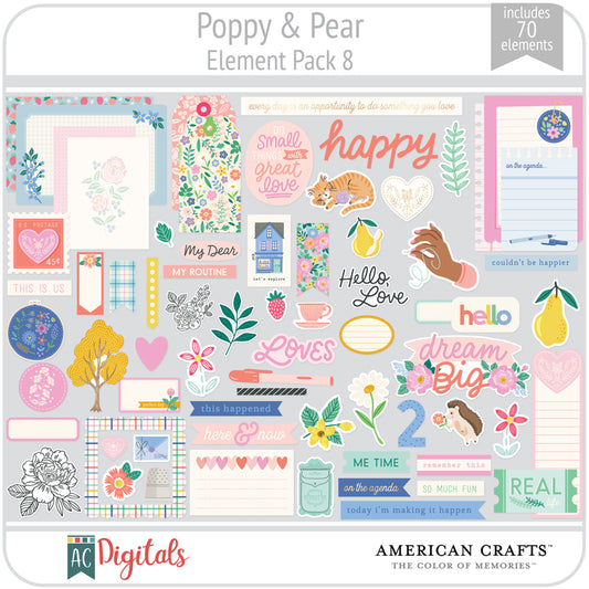 Poppy & Pear Element Pack 8