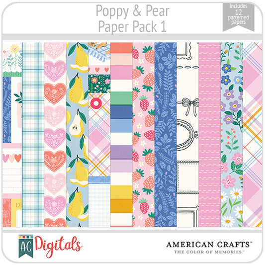 Poppy & Pear Paper Pack 1