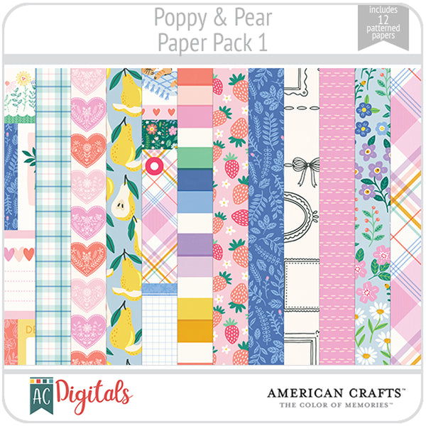 Poppy & Pear Paper Collection