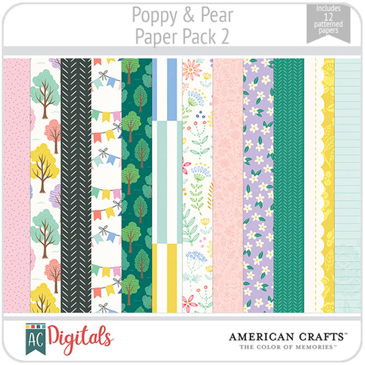 Poppy & Pear Paper Pack 2