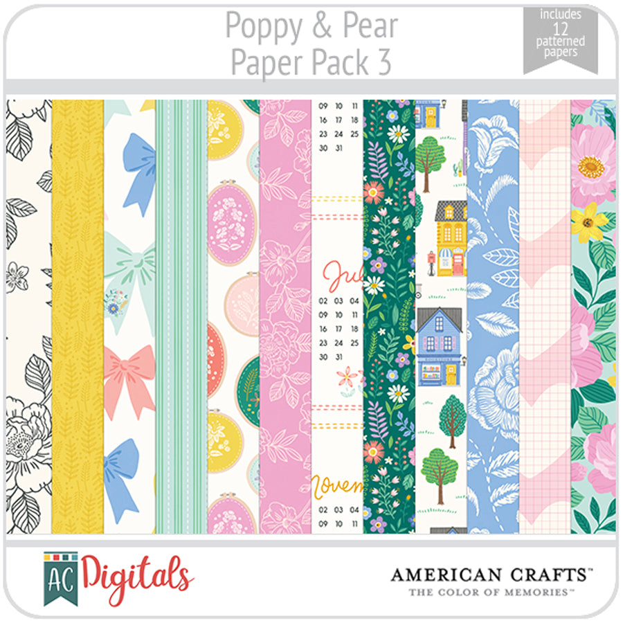 Poppy & Pear Paper Collection