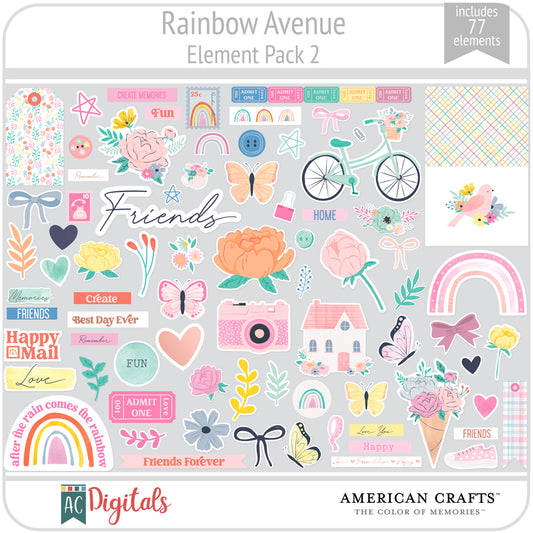 Rainbow Avenue Element Pack 2