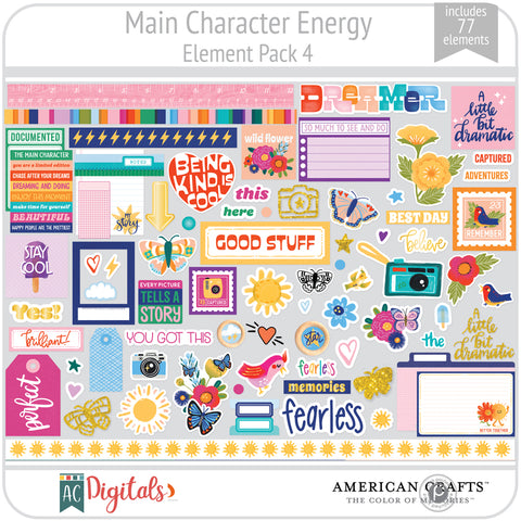 Main Character Energy Element Pack 4