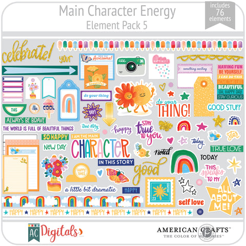 Main Character Energy Element Pack 5