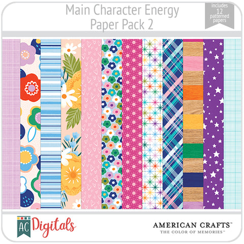 Main Character Energy Paper Pack 2