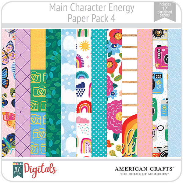 Main Character Energy Paper Pack 4