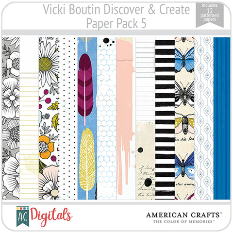 Discover & Create Paper Pack 5