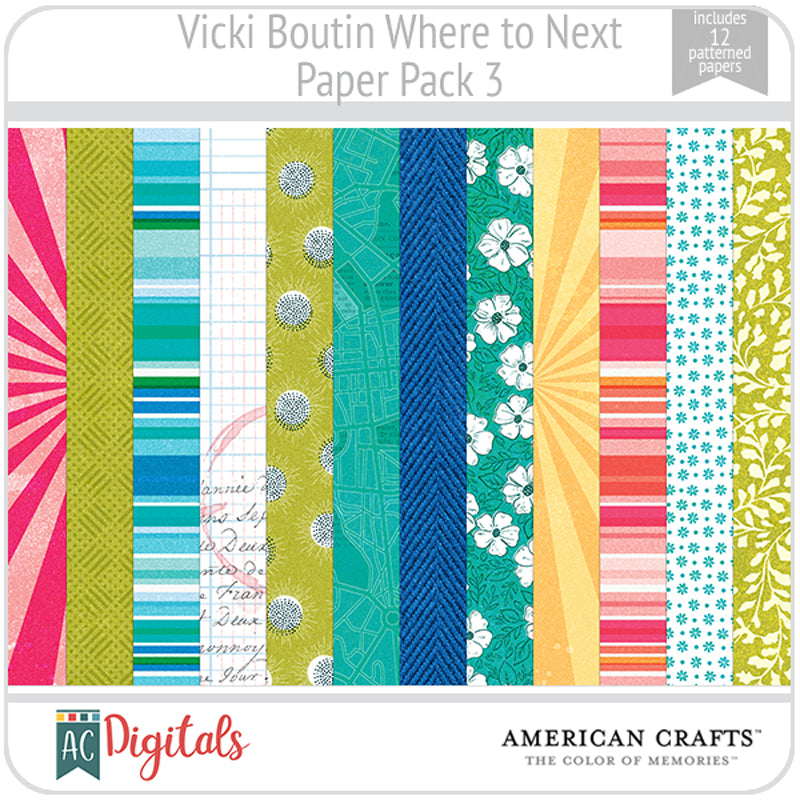 Where to Next Paper Pack 3
