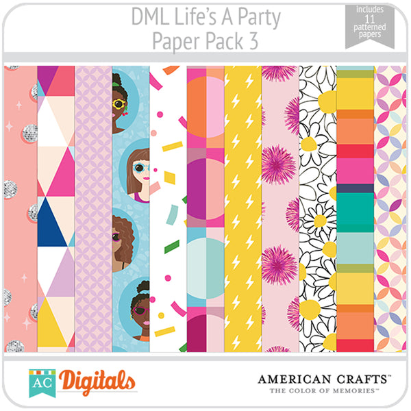 Life's a Party Paper Pack 3
