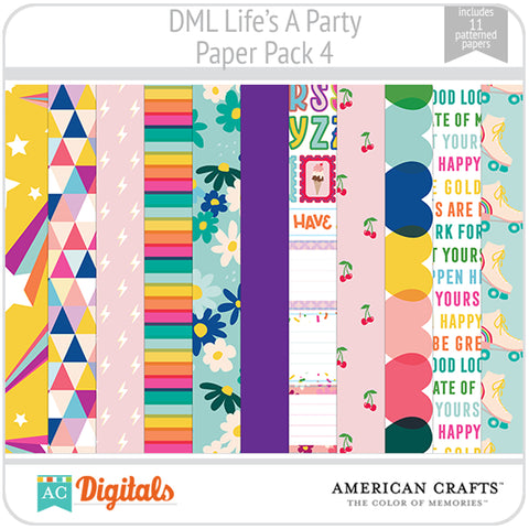 Life's a Party Paper Pack 4