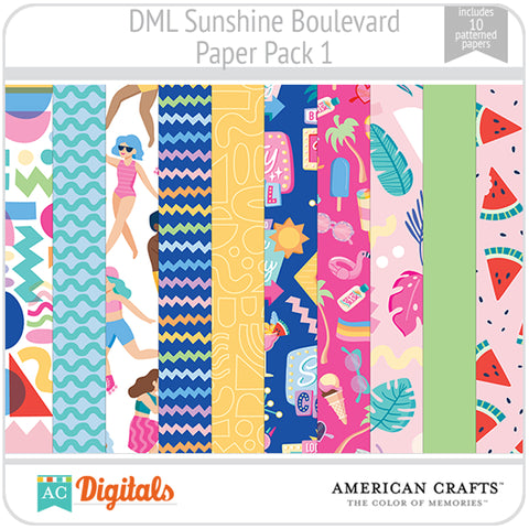 Sunshine Boulevard Paper Pack 1