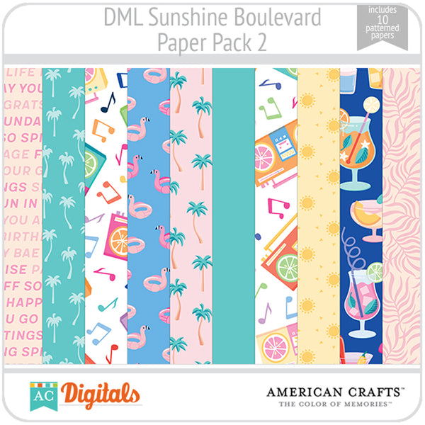 Sunshine Boulevard Paper Pack 2