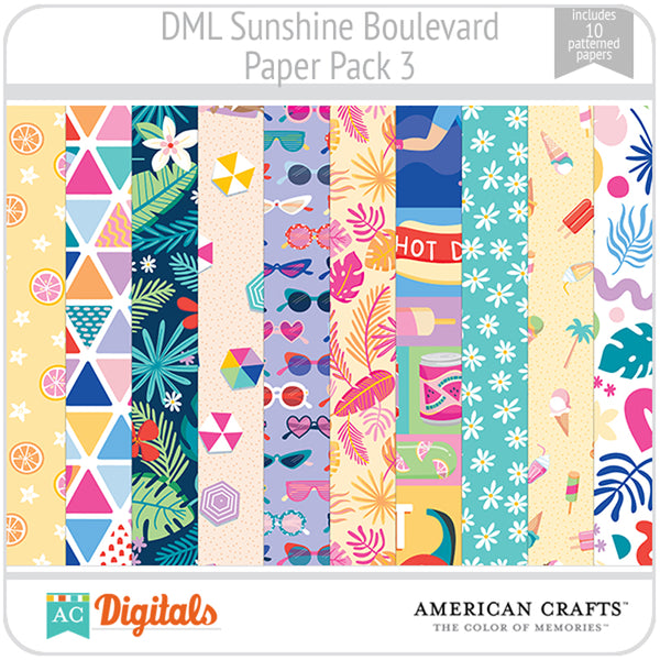 Sunshine Boulevard Paper Pack 3