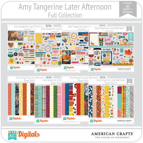 Amy Tangerine Late Afternoon Full Collection