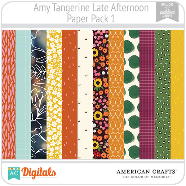 Amy Tangerine Late Afternoon Full Collection