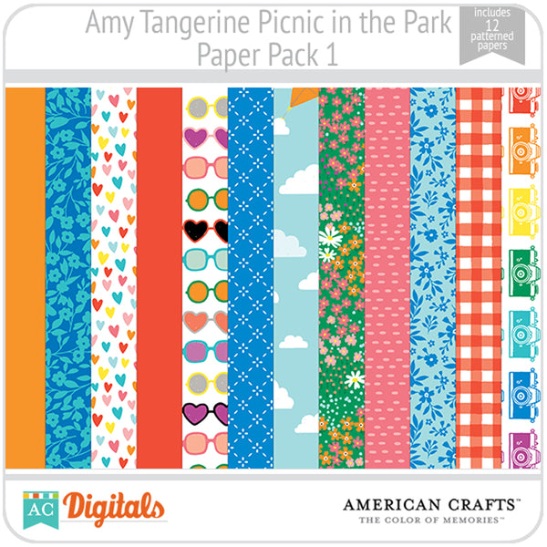 Amy Tangerine Picnic in the Park Paper Pack 1
