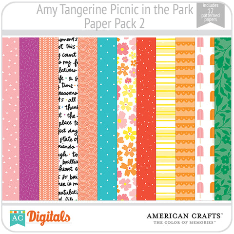 Amy Tangerine Picnic in the Park Paper Pack 2