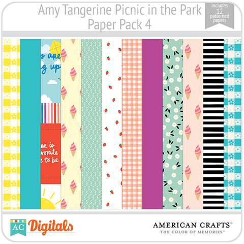 Amy Tangerine Picnic in the Park Paper Pack 4