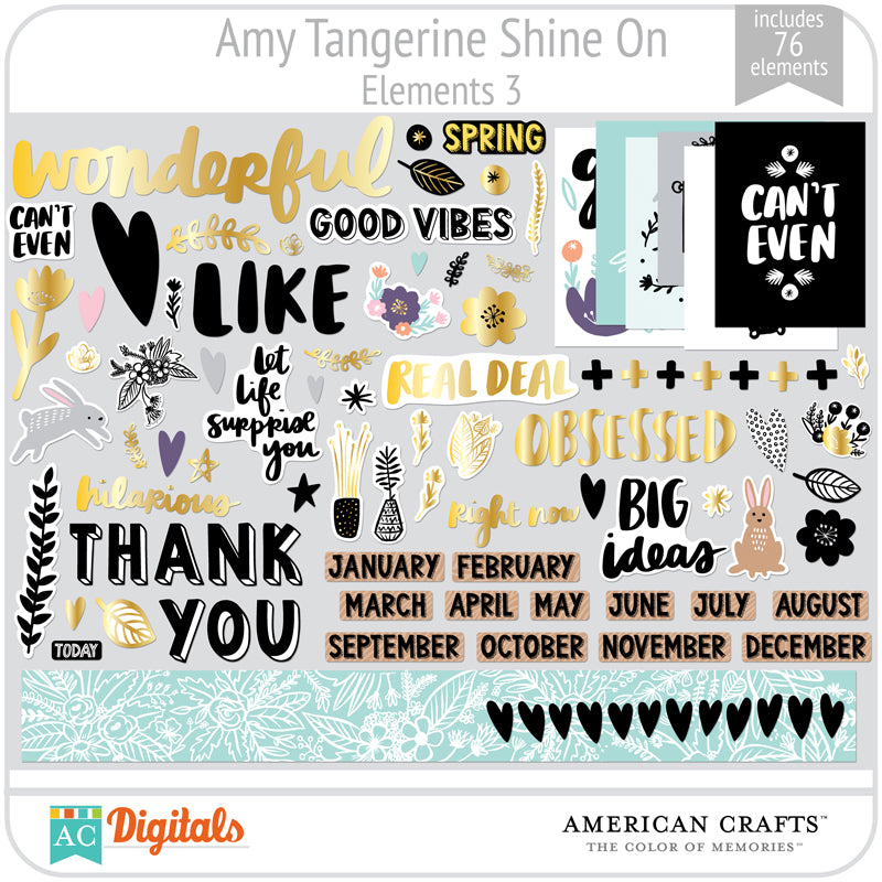 Amy Tangerine Shine On Full Collection