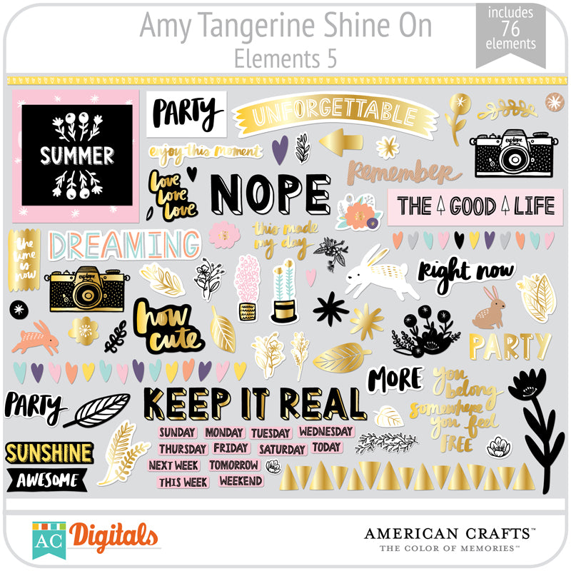 Amy Tangerine Shine On Full Collection