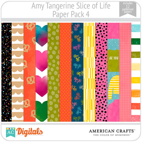 Amy Tangerine Slice of Life Paper Pack #4
