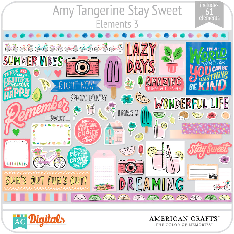 Amy Tangerine Stay Sweet Full Collection