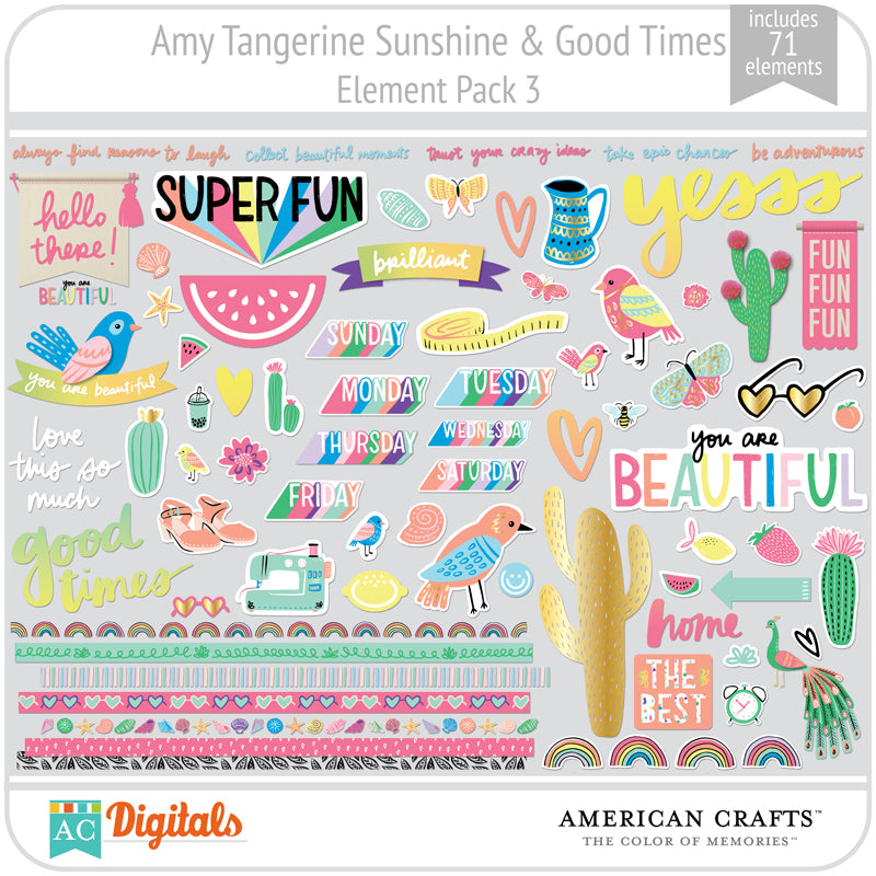 Amy Tangerine Sunshine & Good Times Full Collection