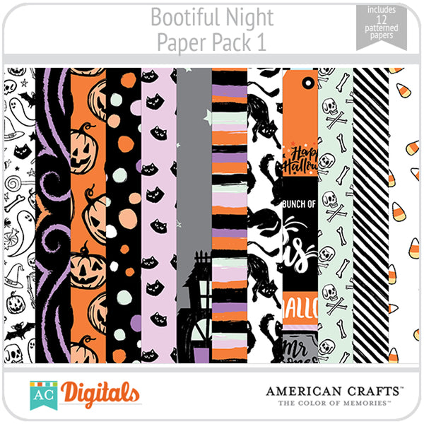 BOOtiful Night Paper Pack 1
