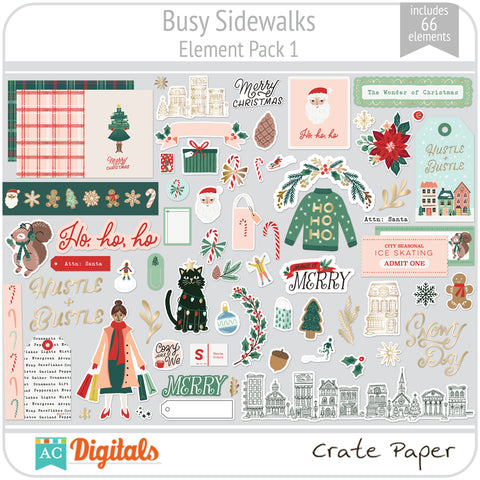 Busy Sidewalks Element Pack 1